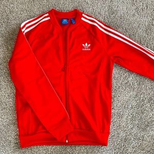 ADIDAS • red track jacket